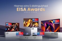 Hisense giành giải thưởng EISA 2024-2025 cho thành quả đổi mới và chất lượng xuất sắc