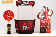 Standee Quảng Cáo 247 nhận làm booth sampling thiết kế