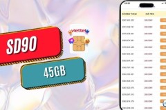 Tổng hợp gói cước Viettel 90K tháng thoải mái lướt web