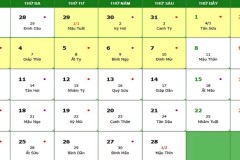 Xem lịch âm tháng 1 năm 2025, lịch ân dương tháng 1 nhanh, chính xác