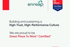 enreap đạt chứng nhận Great Place To Work™ năm 2025