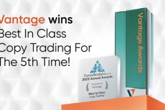 Nền tảng Copy Trading của Vantage đạt giải thưởng "Xuất sắc nhất trong ngành" trong 5 năm liên tiếp