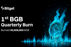 Bitget Token (BGB) Burn Model Updated with First Quarterly Burn Exceeding 30 Million Tokens