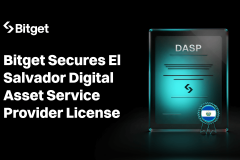 Bitget Secures El Salvador Digital Asset Service Provider (DASP) License After BSP Approval