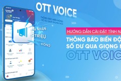 Cách bật thông báo VietinBank biến động số dư OTT Voice