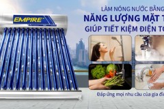 Kích thước máy nước nóng năng lượng mặt trời bao nhiêu? Cách chọn phù hợp gia đình