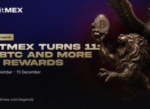 BitMEX Launches the ‘BitMEX Legends’ Campaign With a 5 BTC Prize Pool to Celebrate 11-Year Anniversary