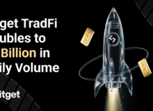 Bitget TradFi Doubles to $4B in Daily Volume, Signaling Crypto Traders’ Rush Into Global Markets