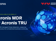 Acronis Launches MDR by Acronis TRU to Provide 24/7 Threat Detection and Response for MSPs