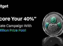 Bitget Launches “Score Your 40%” Affiliate Campaign With $1 Million Prize Pool