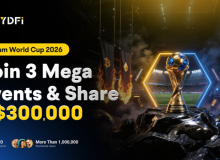 BYDFi Launches Dream World Cup 2026 Campaign with $300,000 Reward Pool