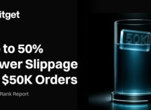 CryptoRank Study Finds Bitget rTokens Recorded Up to 58% Lower Slippage on $50,000 Orders Across Leading Tokenized Equity Platforms