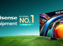 Omdia: Hisense đứng số 1 toàn cầu về lượng TV từ 100 inch trở lên xuất xưởng trong nửa đầu năm 2026