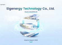 Sigenergy Delivers Strong H1 2026 Performance as AI-Driven Energy Innovation Powers Global Growth