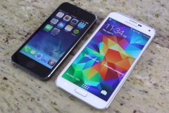 iPhone 6 đọ màn hình với Galaxy S5 và iPhone 5s