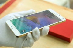 Sang chảnh với Galaxy Note 4 mạ vàng 24K tại Việt Nam