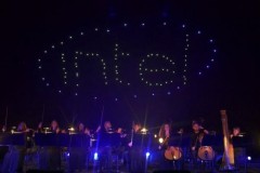 Intel - Công nghệ Drone 100 trình chiếu ánh sáng đỉnh cao