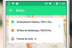 Chuyển phát nhanh hàng hóa bằng ứng dụng của Birdiz