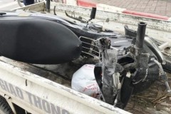 Hà Nội: Nam thanh niên chạy xe máy lên cầu Lĩnh Nam rồi rơi xuống đất, tử vong tại chỗ