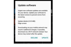 Galaxy S7 edge nhận được một bản cập nhật "khẩn cấp"