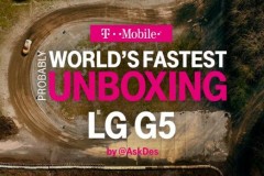 Ấn tượng với video đập hộp LG G5 trên xe đua
