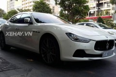 Maserati Ghibli 'trắng ngọc trai' lộ diện tại TP.Hồ Chí Minh