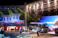 Fuso Việt Nam ra mắt xe Bus Rosa công xuất 136 mã lực