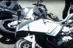 Siêu mô tô Honda RC213V-S trị giá 4,1 tỷ đồng đầu tiên gặp tai nạn