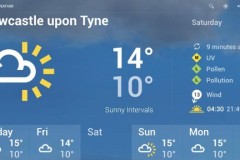 Tổng hợp phần mềm theo dõi thời tiết miễn phí trên Android