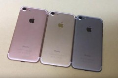 Chiêm ngưỡng trọn bộ iPhone 7 màu xám, vàng và vàng hồng