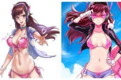 Nóng mắt với ảnh chế bikini của các hero trong Overwatch