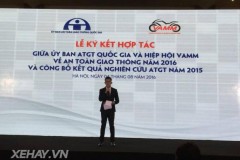 Lễ kí kết hợp tác An toàn giao thông năm 2016