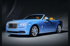Rolls-Royce trình làng phiên bản mui trần Dawn màu xanh tuyệt đẹp
