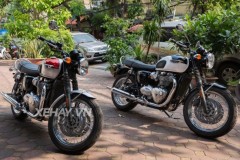 Cận cảnh Triumph Bonneville T120 giá nửa tỷ đồng tại Hà Nội