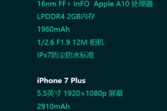 iPhone 7 Plus sẽ có pin 2.910 mAh