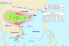 Áp thấp nhiệt đới mạnh lên thành bão số 3