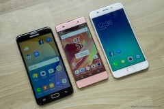 [Bộ ảnh] So dáng Samsung J7 Prime, Sony Xpeira XA và OPPO F1s