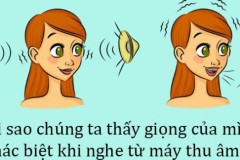 Tại sao âm thanh mà bạn nghe trực tiếp từ bạn và âm thanh trong máy ghi âm là khác nhau?