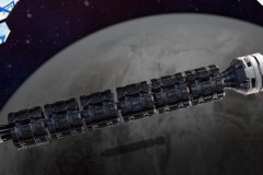 Tàu hỏa vũ trụ đi từ Trái Đất lên Mặt Trăng trong hai phút