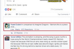 [CKTG 2016] Ca khúc chủ đề bị người chơi LMHT chê bai thậm tệ