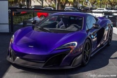 McLaren 675LT nổi bật với bộ cánh tím xanh độc đáo