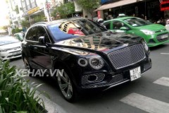 "Tóm gọn" SUV Bentley Bentayga của Huyền Baby trên phố