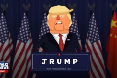 Donald Trump bị tống lên mặt trăng trong Game Mobile siêu nhộn