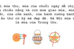 Hà Nội, hồng đỏ cốm xanh và những mùa trung thu cũ