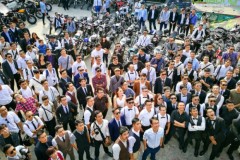 Hàng trăm “quý ông, quý bà” cưỡi môtô dạo quanh Hà Nội