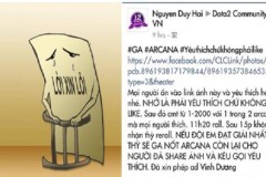 Lập kèo GA câu like lừa đảo, thanh niên bị game thủ Dota report sập page trường