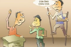 Người tài làm lính, người nhà làm quan