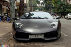 Siêu xe Lamborghini cũ của Minh Nhựa ra biển số mới