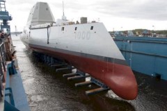 Hải quân Mỹ chính thức biên chế siêu tàu chiến USS Zumwalt