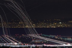 Hình ảnh độc chụp cảnh máy bay cất cánh